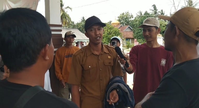 Ratusan Warga Tiyuh Balam Jaya Gelar Aksi Protes Dugaan Penjualan Tanah Fasum