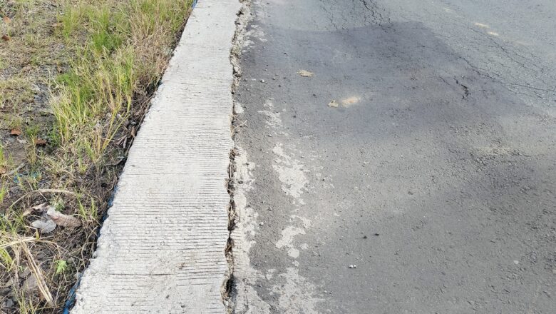 Belum Satu Tahun Pembanguan Jalan Simpang Palas Sudah Hancur, Andarmin.SH Ketua Faham Akan Laporkan CV.Istana Kekal Abadi Kekejaksaan