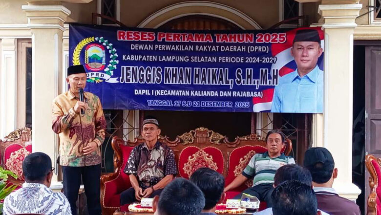 Gelar Reses Pertama Tahun 2025 Anggota DPRD Lampung Selatan Jenggis khan Haikal, Serap Aspirasi Masyarakat Desa Maja
