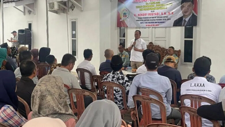 DPRD Lampung Selatan gelar Sosper ketertiban serta perlindungan warga