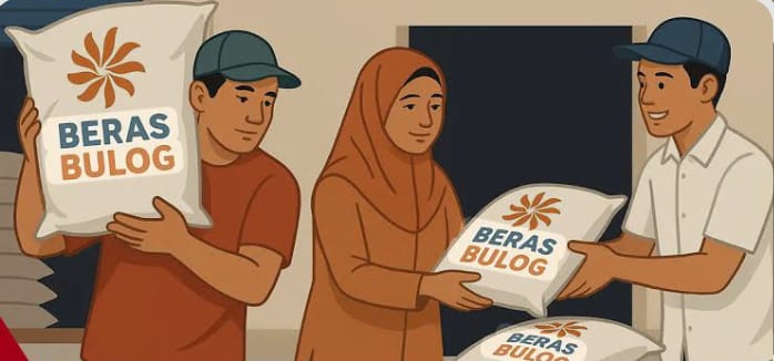 Lapor Pak Bupati Dendi Ramadhona Pembagian Bansos Beras di Desa Baturaja Tidak Sesuai Aturan