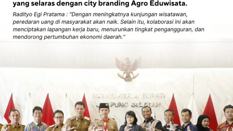 Rio Gismara SH kepala DPMPPTSP LamSel Dampingi Bupati Radityo Egi Pratama Audiensi REI Provinsi Lampung