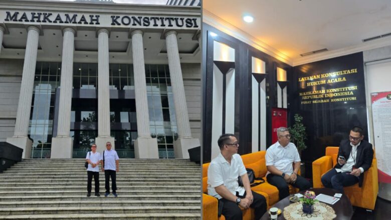 LSM PRO RAKYAT Sambangi Mahkamah Konstitusi RI, Komitmen Penegakkan Hukum Secara Konstitusional