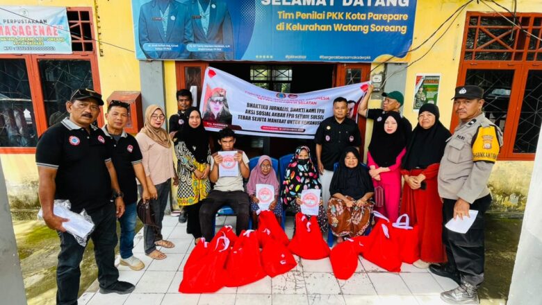 Kejari Sidrap Salut dan Apresiasi Kegiatan Aksi Kemanusiaan Lewat Bakti Sosial Yang Digelar FPII Setwil Sulsel