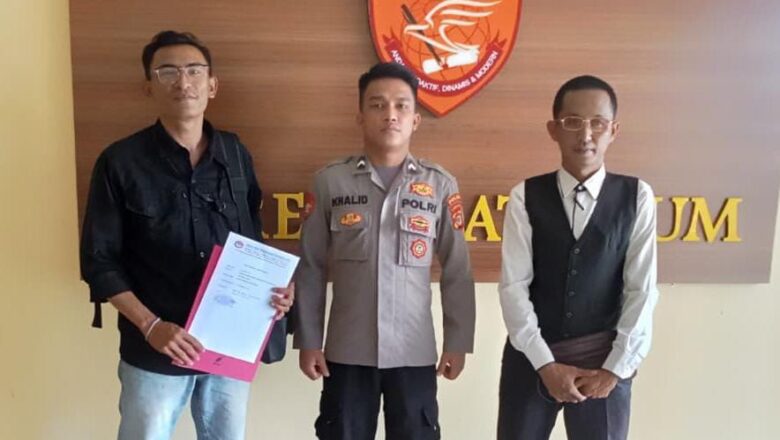 FPII Korwil Lamsel Laporkan Oknum Wanita Asal Rangai Tritunggal Atas Dugaan Penghinaan Profesi Wartawan ke Mapolda Lampung