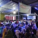 Desa Bumi Asih Buat Acara Tasyakuran di Jalan Rabat Beton Yang Baru di Bangun