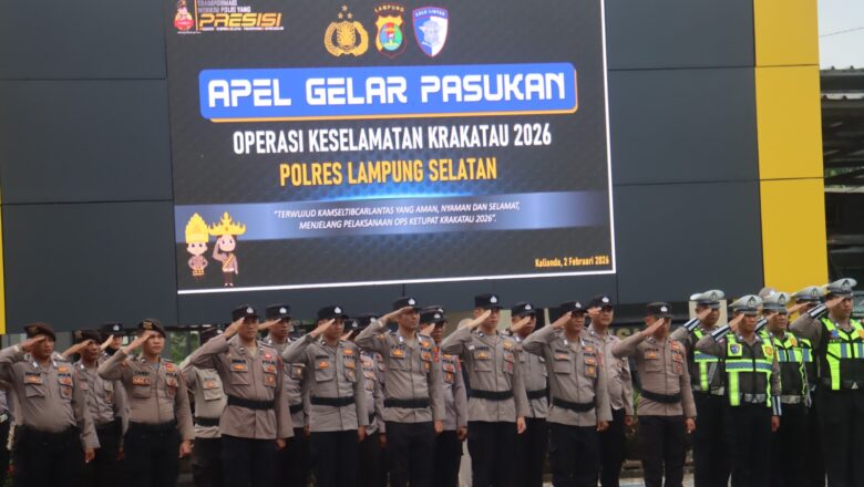 Mulai 2 Februari, Polres Lampung Selatan Gelar Operasi Keselamatan Krakatau 2026