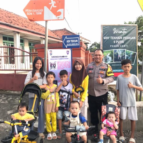 Stop Perang Sarung, Bhabinkamtibmas Turun ke Desa Canti Saat Ramadan