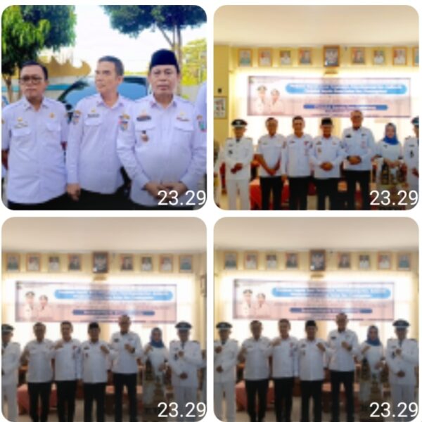 Supriyanto Sekdakab Lamsel Sampaikan Pesan Untuk 4 PLT Kades yang di Lantik