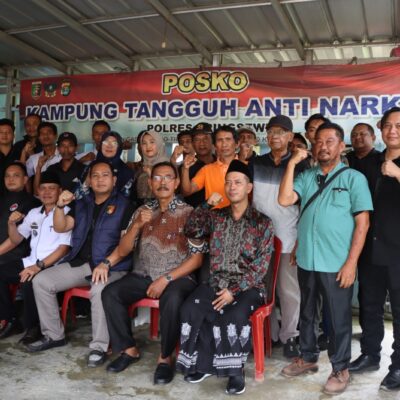 Polres Pringsewu Gencarkan Edukasi Narkoba, Kampung Tangguh Gadingrejo Timur Jadi Percontohan