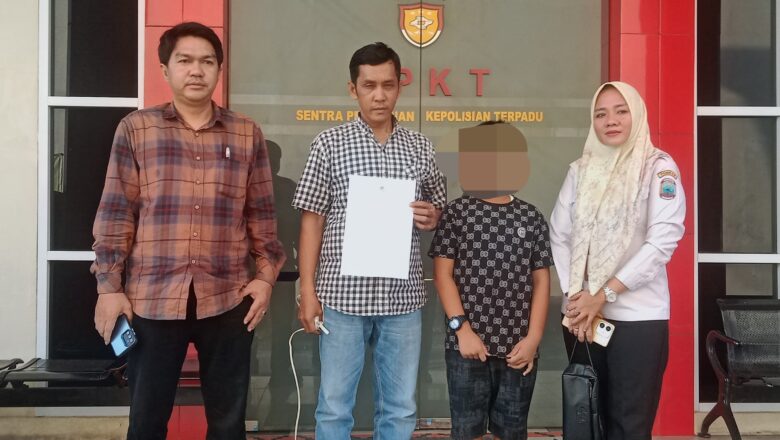 Pelaku dugaan Kekerasan Verbal Yakni Aji Collector PT. Summit OTO Finance Cabang Kalianda dilaporkan ke Polres Lampung Selatan