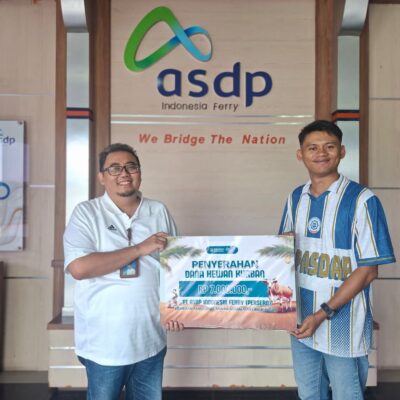 ASDP Bakauheni Perkuat Sinergi Stakeholder Lewat Penyaluran Hewan Qurban Idul Adha