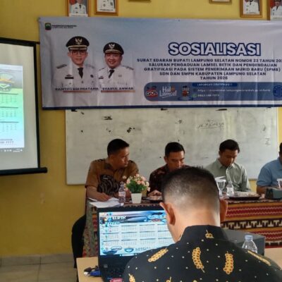 Pemkab Lamsel Sosialisasikan SE Bupati No 23/2026, Awasi Gratifikasi SPMB B SDN-SMPN Lewat “Lamsel Betik”