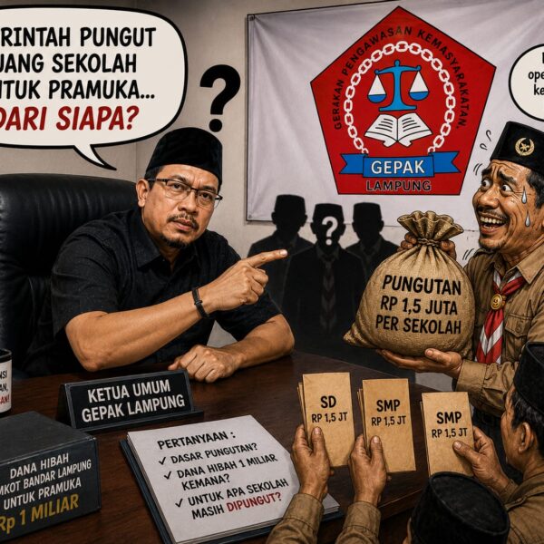 Pungutan Pramuka Rp1,5 Juta Disorot, GEPAK Lampung: Kalau Ketua Tak Tahu, Siapa yang Beri Perintah?