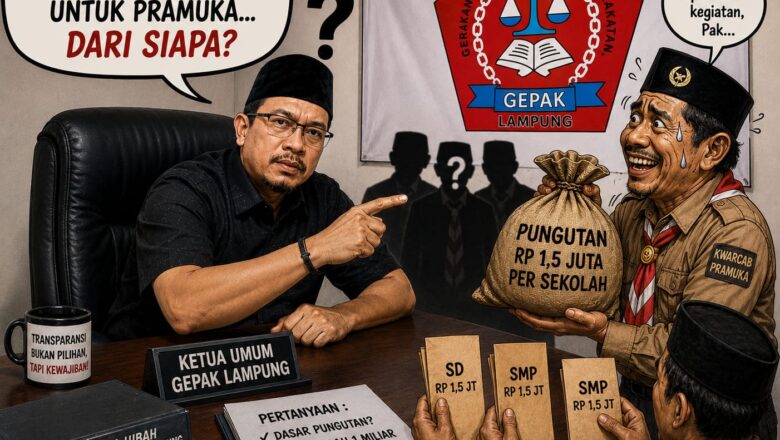 Pungutan Pramuka Rp1,5 Juta Disorot, GEPAK Lampung: Kalau Ketua Tak Tahu, Siapa yang Beri Perintah?