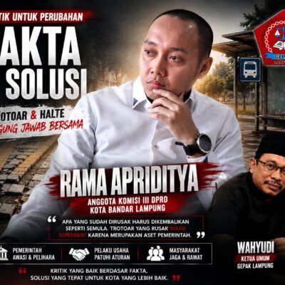 Di Tengah Polemik Trotoar dan Halte, GEPAK Lampung Dorong Kritik Berbasis Fakta dan Solusi