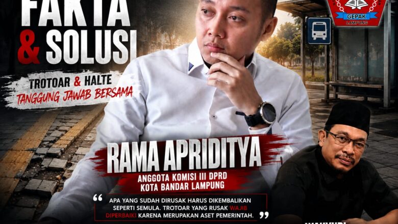 Di Tengah Polemik Trotoar dan Halte, GEPAK Lampung Dorong Kritik Berbasis Fakta dan Solusi