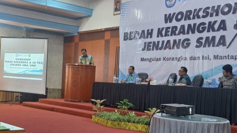 Disdikbud Lampung Gelar Workshop Bedah Kerangka dan Isi TKA SMA/SMK, Thomas Amirico Dorong MGMP Lebih Produktif Tingkatkan Mutu Pendidikan