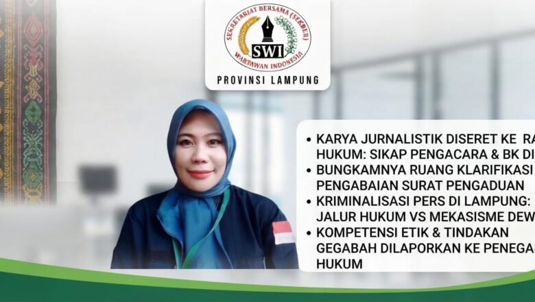 ​Abaikan Hak Jawab dan Surat Klarifikasi, Langkah Hukum Terhadap Jurnalis Dinilai Cencederai UU Pers