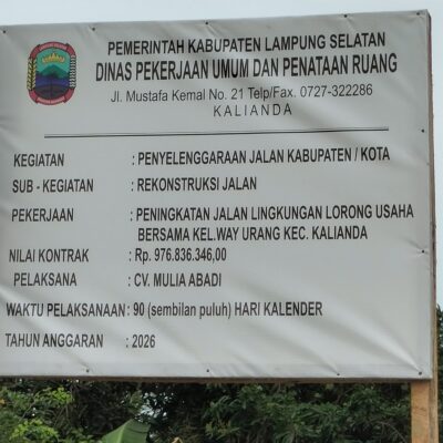 Baru hitungan Hari Pekerjaan Cor Beton Yang di Kerjakan CV Mulya Abadi Telah Retak dan Mengelupas