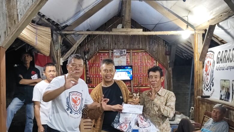 Alfani Joando dan Indrawan Raih Juara Dua Turnamen Orado Garasi CUP 1 Kedaton Kalianda