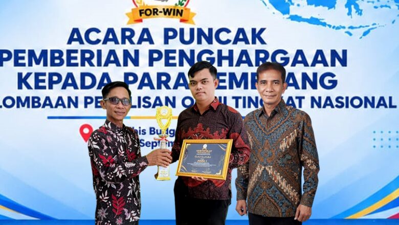 Selenggarakan Lomba Menulis Artikel, Ketum DPP For-WIN Ucapkan Selamat kepada Pemenang