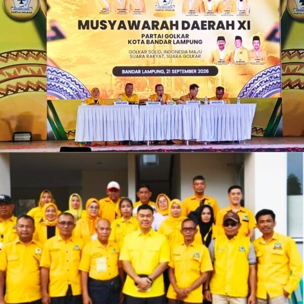 Kronologi Deadlock Musda Golkar Bandar Lampung: Ketua Terpilih, Susunan Pengurus Malah Buntu