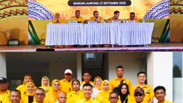 Kronologi Deadlock Musda Golkar Bandar Lampung: Ketua Terpilih, Susunan Pengurus Malah Buntu