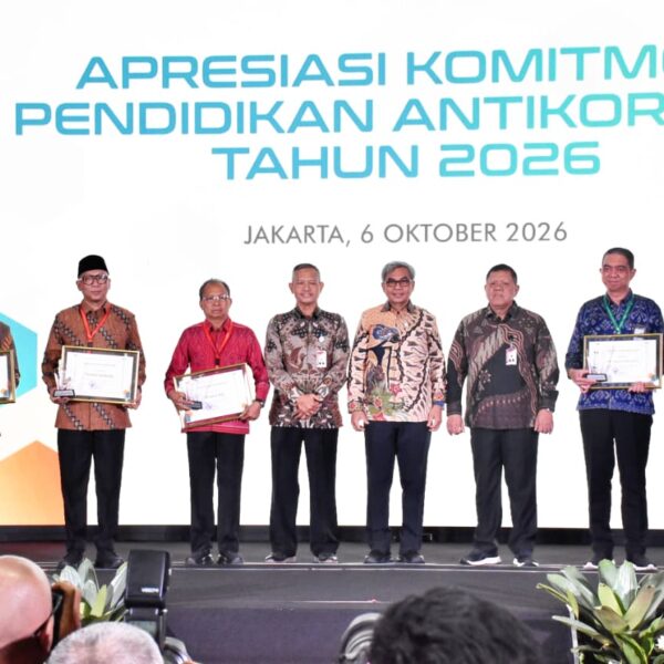 KPK Dorong Pendidikan Antikorupsi Lampung Jadi Pilot Project Daerah Lain