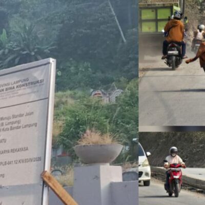 Proyek Puluhan Miliar Tapi Minim Rambu Pengaman, LSM PRO RAKYAT Menegaskan Gubernur Lampung Harus Peduli