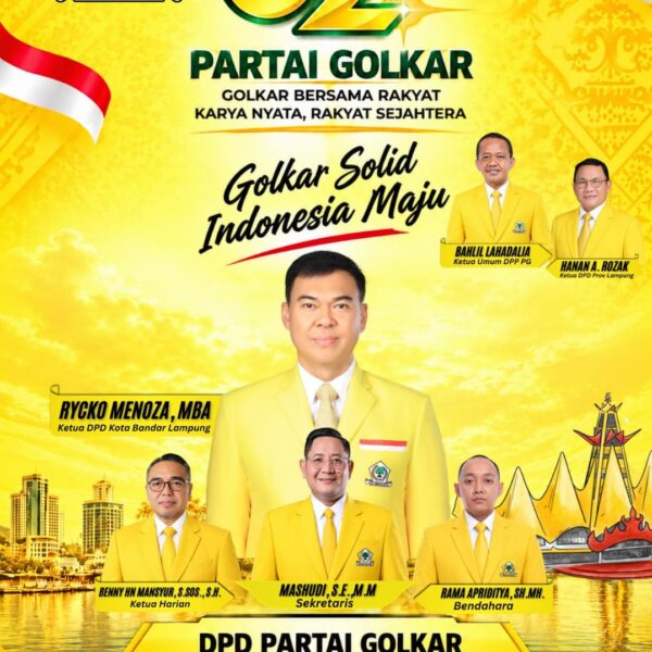 Masuk Jajaran Inti, Rama Apriditya Jabat Bendahara DPD Golkar Bandarlampung